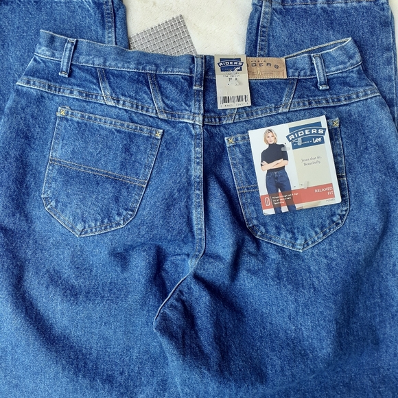 Riders Vintage 2000's Taper Leg High Rise Mom Jeans Deadstock Plus 18 NWT - Picture 5 of 12